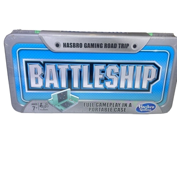 Battleship Hasbro Gaming Road Trip Series 2 Player  Ages 7+ Years NEW!  E32802 - Picture 2 of 9